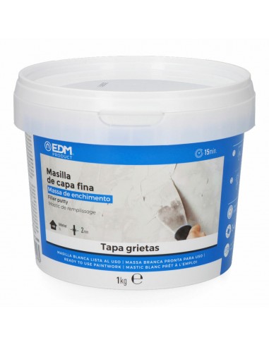 mastic EDM Blanc Prêt à l'emploi 1 kg