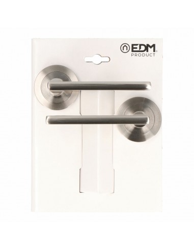 Handle with rosette EDM 606 Aluminium...