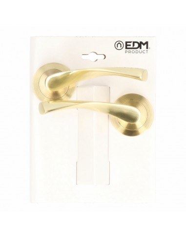 Handle with rosette EDM 707 Aluminium...