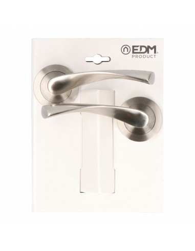 Handle with rosette EDM 707 Aluminium...