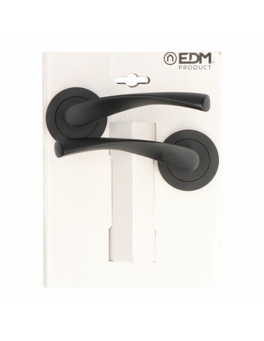 Handle with rosette EDM 707 Aluminium...