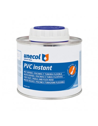 Secondenlijm Unecol A2053 PVC 500 ml