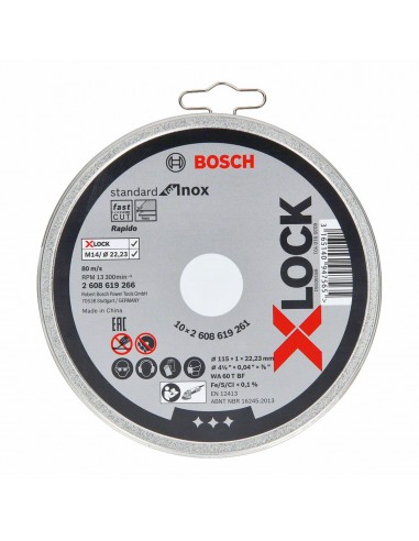 Disco da taglio BOSCH X-Lock Standard...