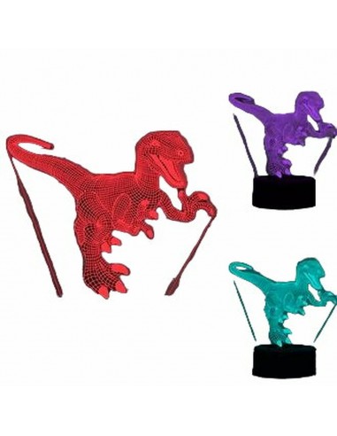 LED-lamp iTotal 3D Dinosaurus Plastic...