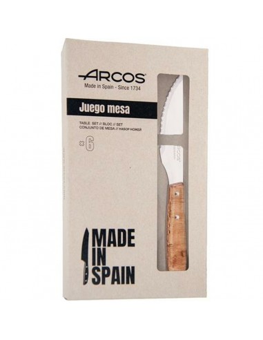 Knife Set Arcos 11 cm Wood Stainless...