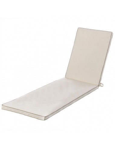 Cushion for lounger Cream 190 x 55 x...