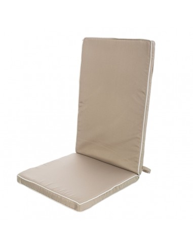 Chair cushion 123 x 48 x 4 cm Taupe