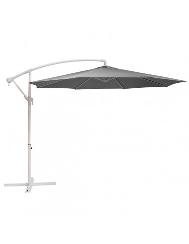 Parasol Thais Gris Aluminium 300 cm