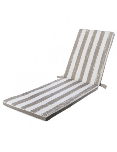 Cushion for lounger 190 x 55 x 4 cm Grey