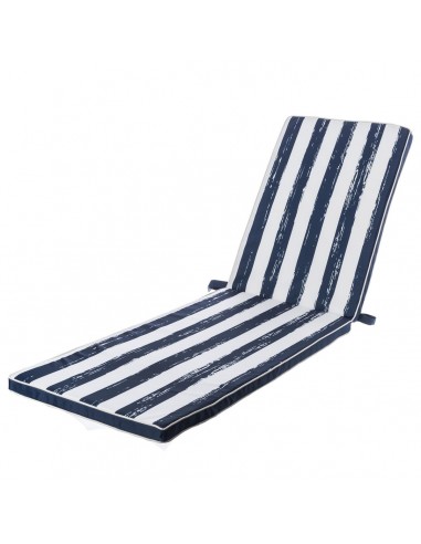 Cushion for lounger 190 x 55 x 4 cm Blue