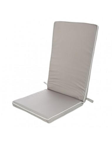 Chair cushion 123 x 48 x 4 cm Grey