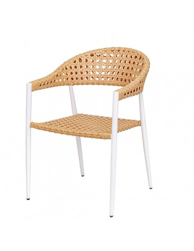 Garden chair Niva Aluminium White