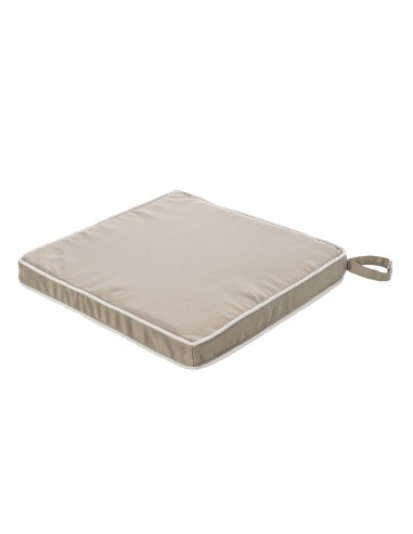 Coussin de chaise Taupe 38 x 38 x 4 cm