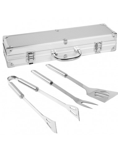 BBQ Utensils Kit with Case Stainless...