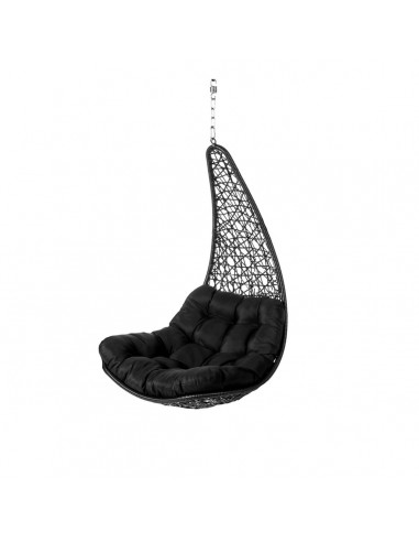 Fauteuil de jardin suspendu Dido Noir...