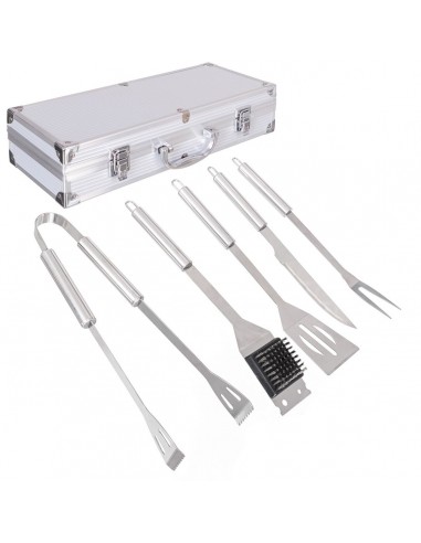 BBQ Utensils Kit with Case Stainless...