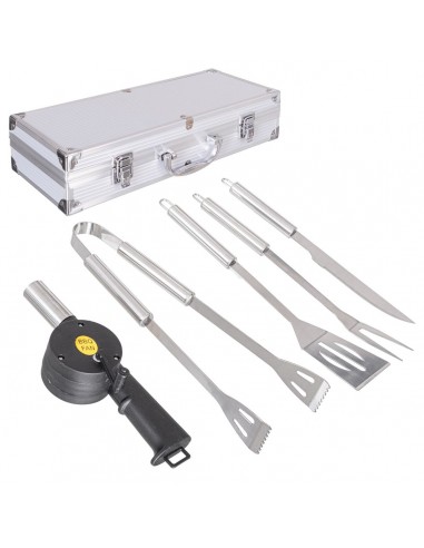 BBQ Utensils Kit with Case Stainless...