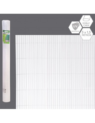 Canisse Blanc PVC 1 x 300 x 150 cm