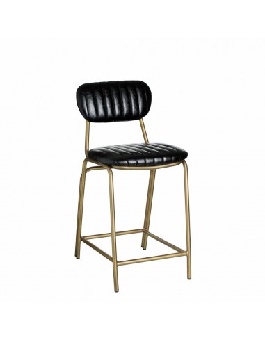 Hocker 42 x 49 x 88 cm Schwarz Gold...