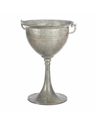 Vase 61 x 51,5 x 77 cm Metall Silber