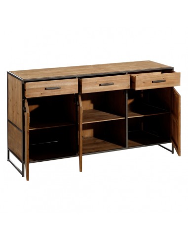 Buffet CÉSARE 150 x 48 x 83 cm Noir...