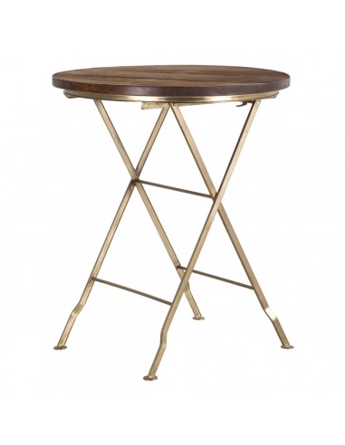 Side table 66 x 66 x 78 cm Golden...