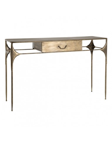 Console Golden Metal Iron 120 x 40 x...