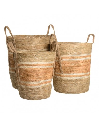 Set di Cesti 42 x 42 x 48 cm Naturale...