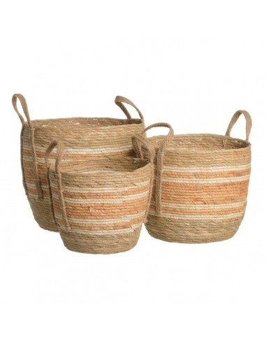 Set di Cesti 38 x 38 x 33 cm Naturale...