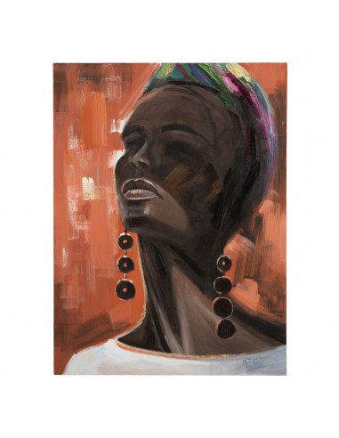 Canvas 90 x 2,8 x 120 cm African Woman