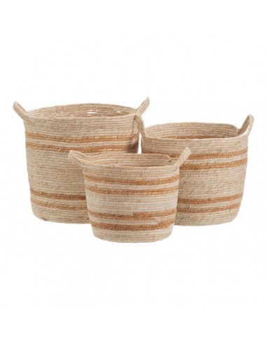 Set of Baskets Natural Beige 33 x 33...