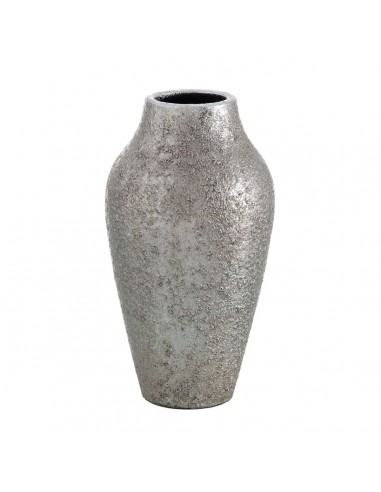 Vase aus Keramik Silber 19 x 19 x 30 cm