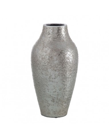 Vase aus Keramik Silber 23 x 23 x 40 cm