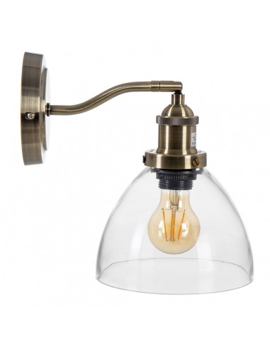 Muurlamp Kristal Gouden Metaal 18 x...