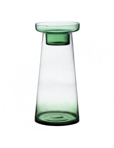 Bougeoir 16,5 x 16,5 x 35 cm Vert verre