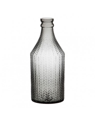 Vase 11,7 x 11,7 x 30 cm Grau Glas