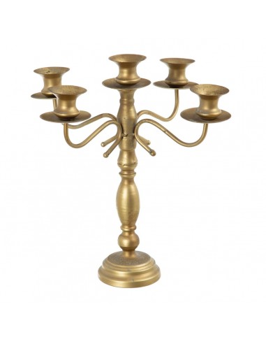 Candelabro Dorado Metal 42 x 42 x 42 cm