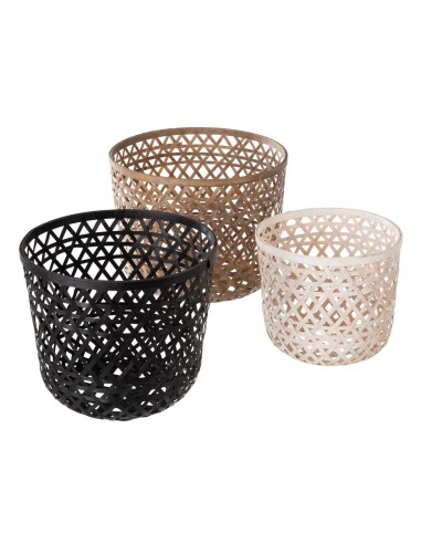 Cache-pot 45 x 45 x 37 cm Bambou (3...