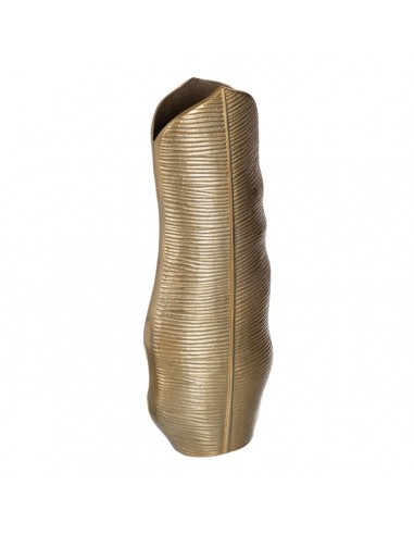 Vase 20 x 10 x 51 cm Gold Metall