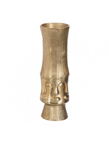 Vase Gold Metall 15 x 15 x 46 cm