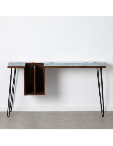 Bureau 140 x 35 x 77 cm Metaal Hout