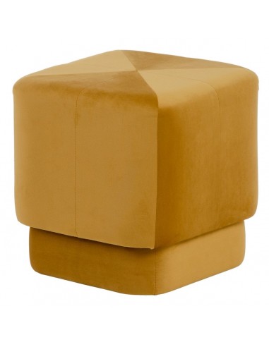 Pouf Tissu Synthétique Bois 40 x 40 x...