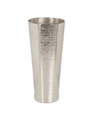 Vase 19 x 19 x 43 cm Métal Argent