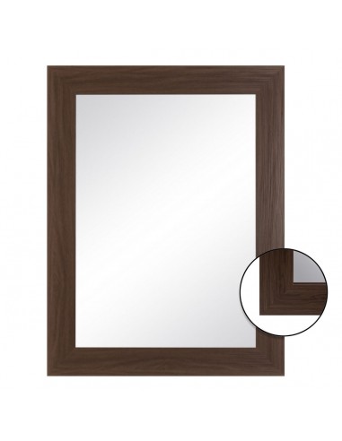 Wall mirror 64 x 1,5 x 86 cm Brown DMF