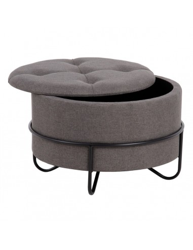 Pouf 63 x 63 x 41 cm Tissu...