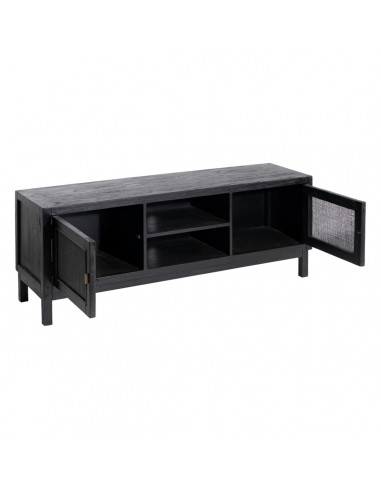 Mueble de TV SHADOW Negro madera de...