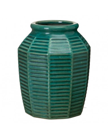 Vaso 18,5 x 18,5 x 23 cm Ceramica Blu...