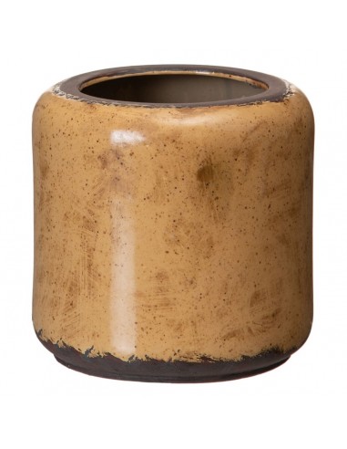 Vaso 18 x 18 x 17,5 cm Ceramica Marrone