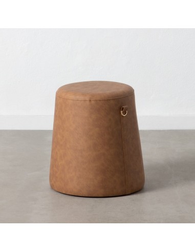 Pouf Marron Cuir synthétoqie 41 x 41...