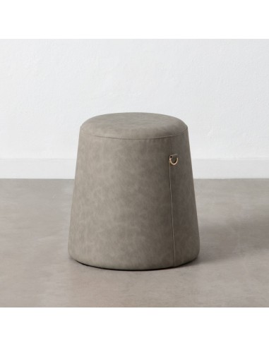 Pouf Gris Cuir synthétoqie 41 x 41 x...